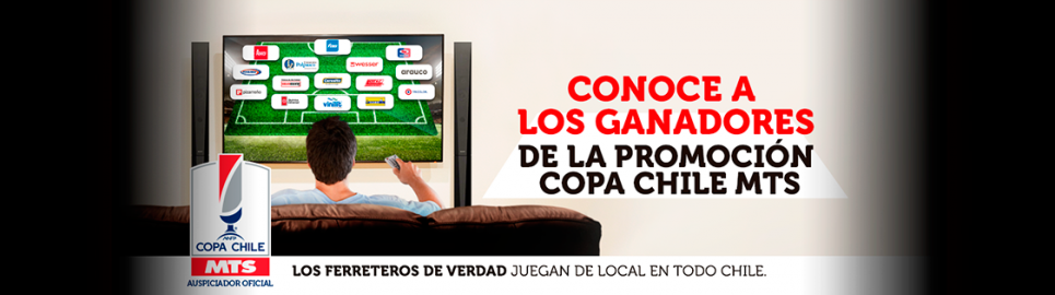 Listado de ganadores campaña “Llévate la final de la COPA CHILE MTS”